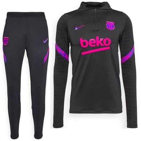 nike fc barcelona trainingspak zwart|fc barcelona trainingspak dames.